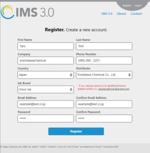 IMS-Register-demo