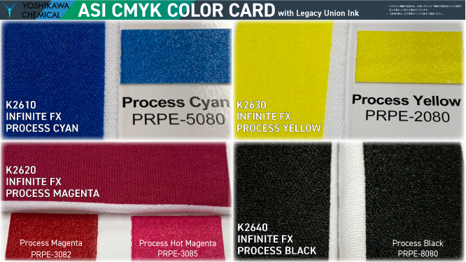 PROCESS K26xx 4色分解 カラーカード(色見本)